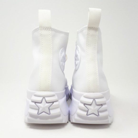 NEW Converse Run Star Hike Hi All White Platform Shoe Sneaker Women's Size 7.5-9 - Picture 5 of 9